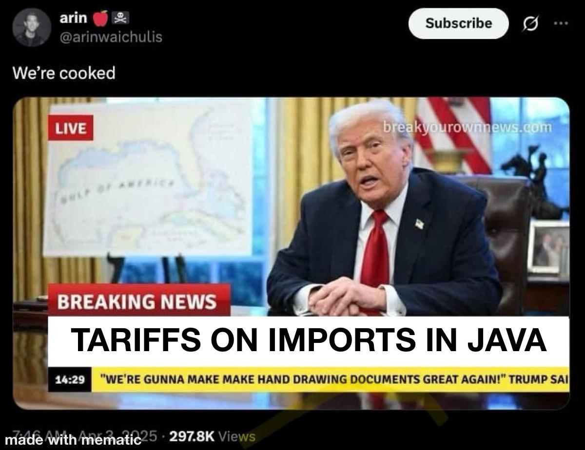 Tariffs On Imports In Java
