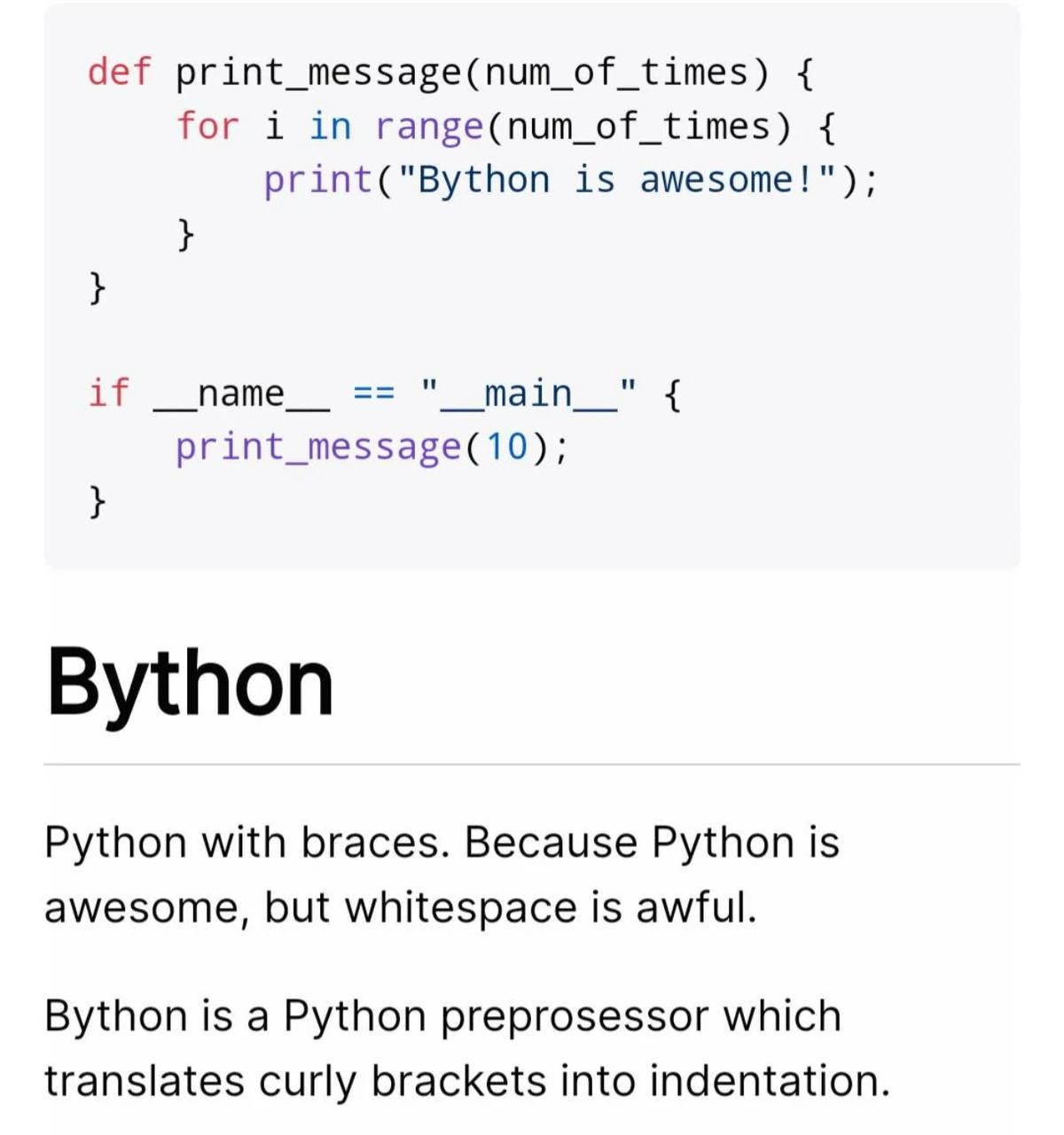 This Would Be The Best Programming Language Ever