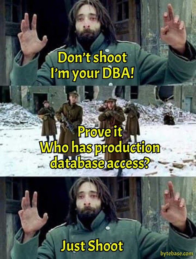 Don't Shoot, I'm Your DBA! (Until You Ask For Proof)