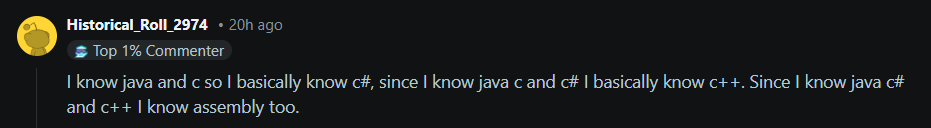 Six Degrees Of Programming Languages