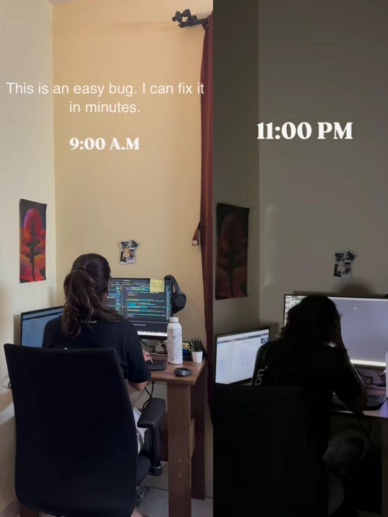 Every "Easy Bug To Fix" Goes Like: