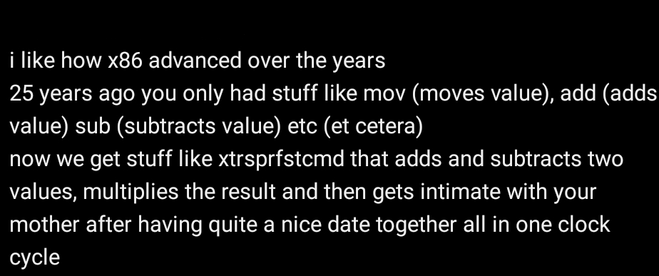 X86 Is Good