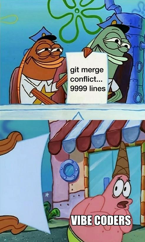 Git Merge Conflict: Vibe Destroyer