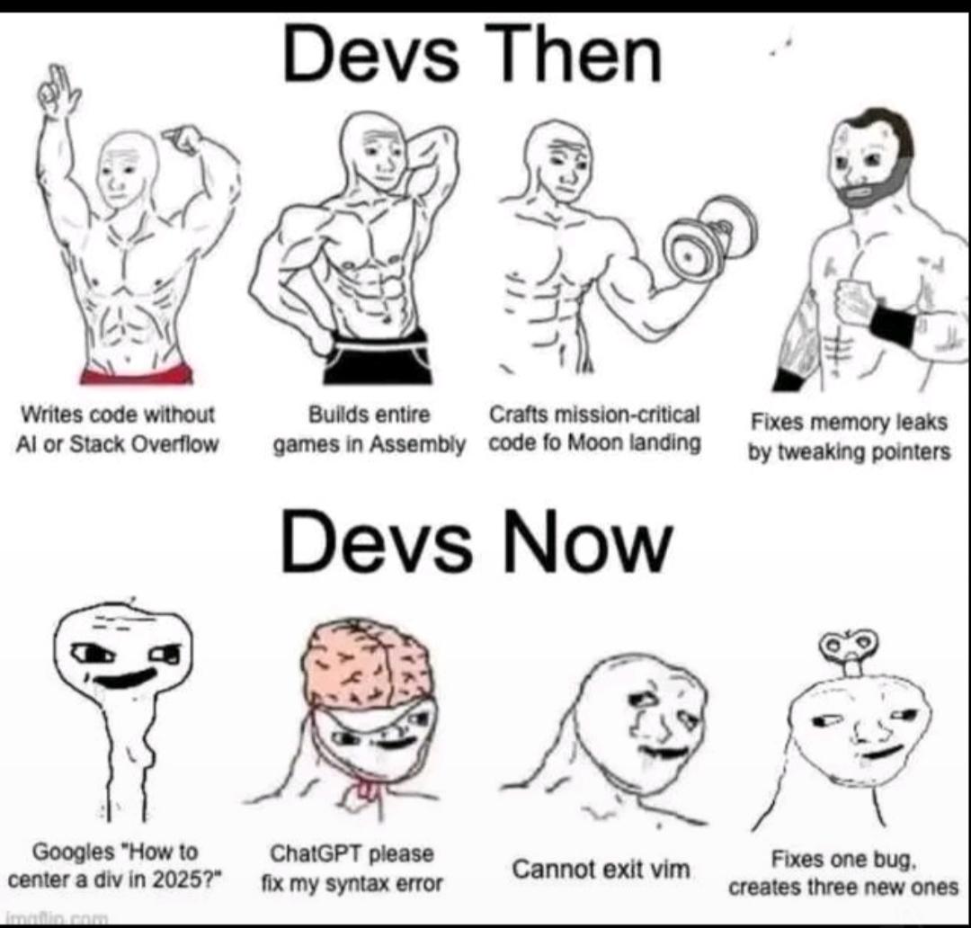 The Great Developer Downgrade