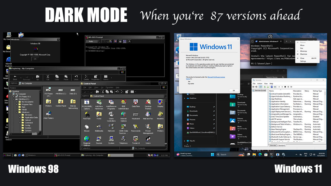 Dark Mode: The Original Vintage Filter