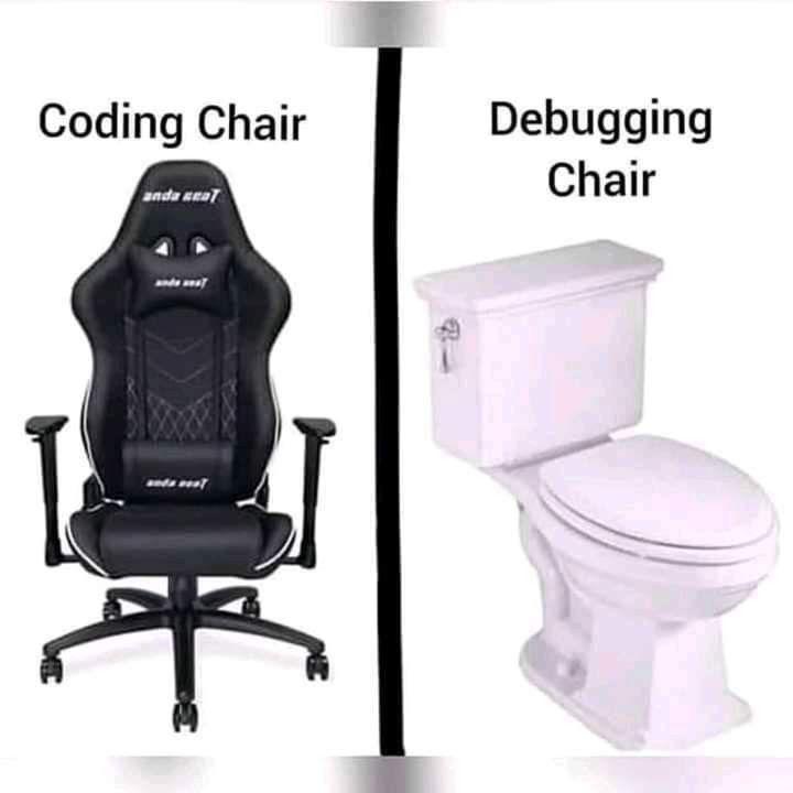 Debugging Chair Is More Comfortable