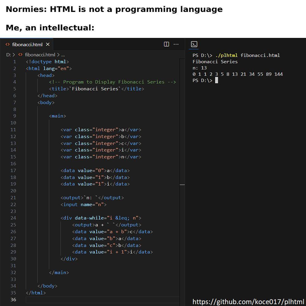 HTML: The Programming Language Debate Finally Settled