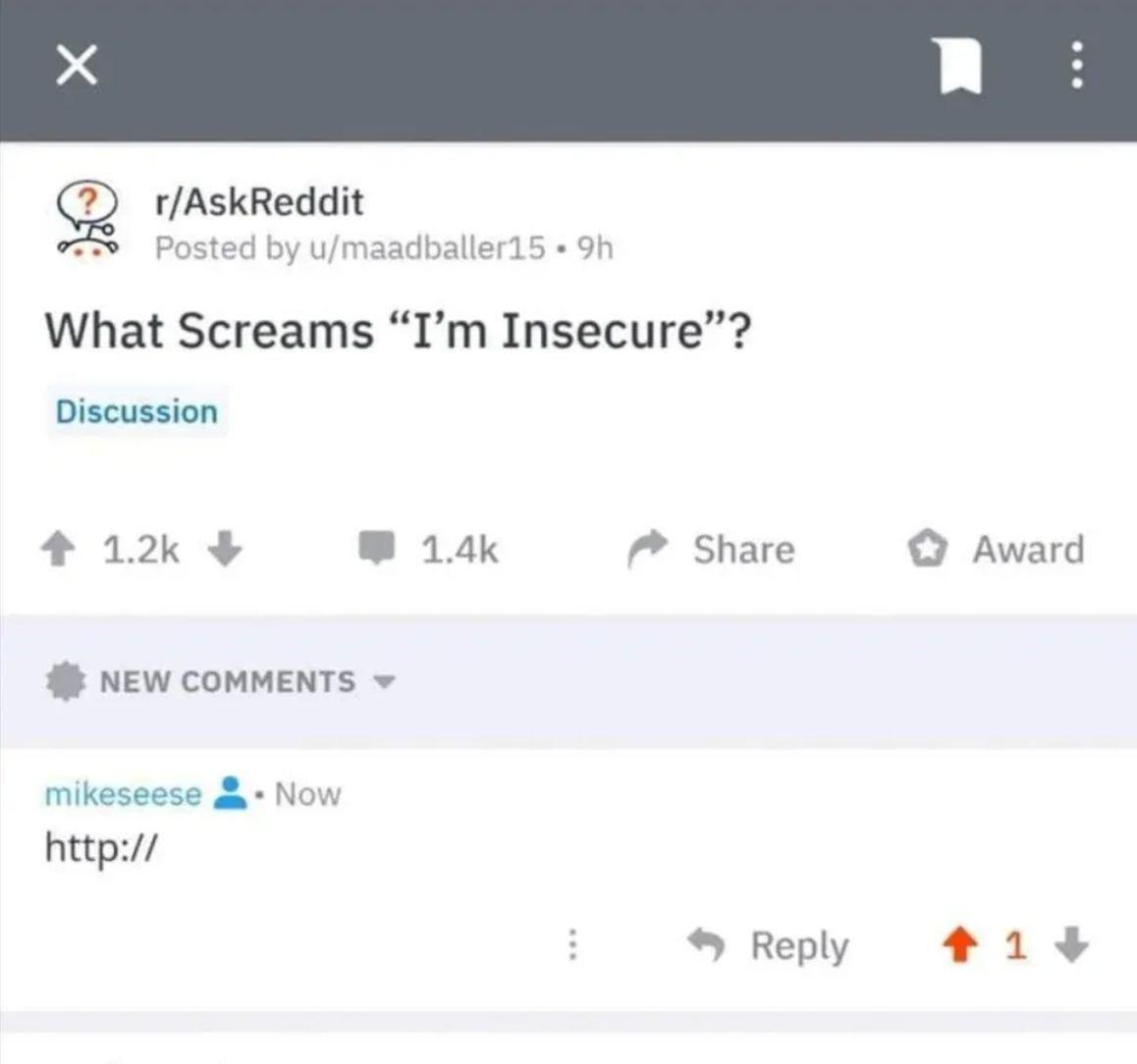 What's Truly "Insecure" For A Programmer