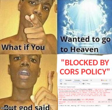 Blocked By CORS: Heaven's Firewall