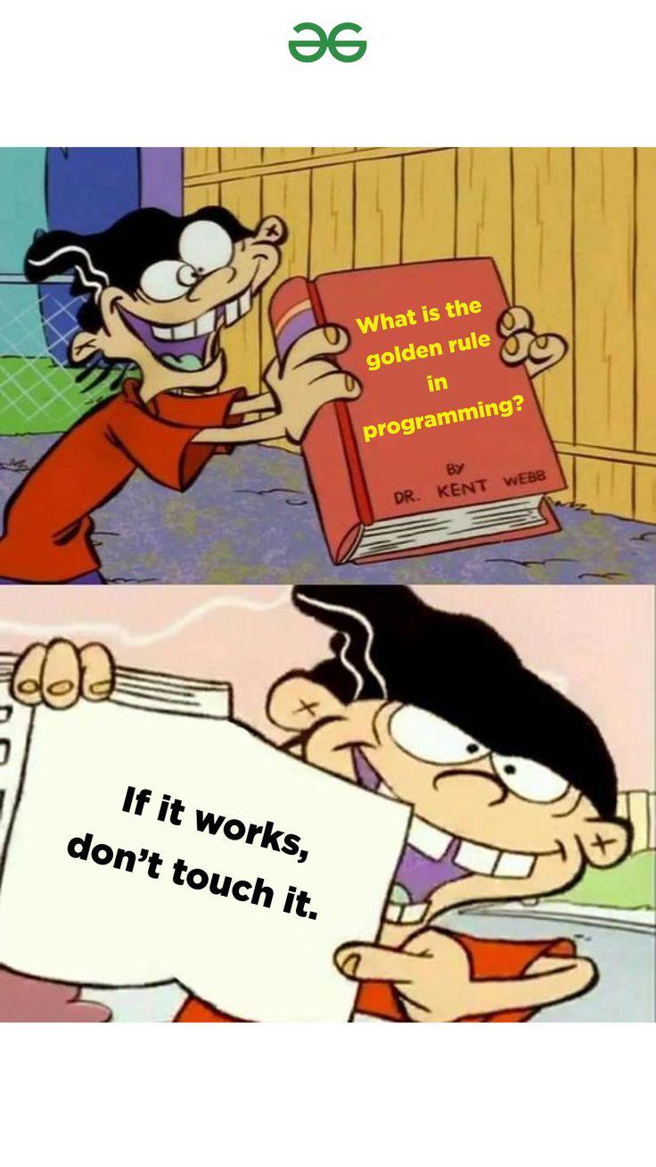 The Most Sacred Commandment In Programming