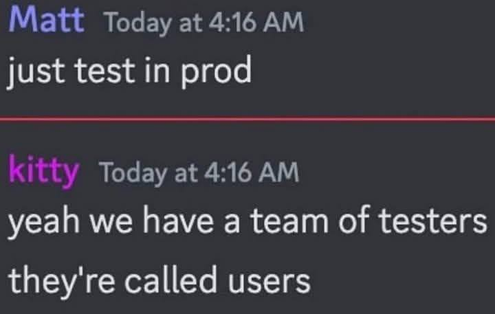 They're Called Users
