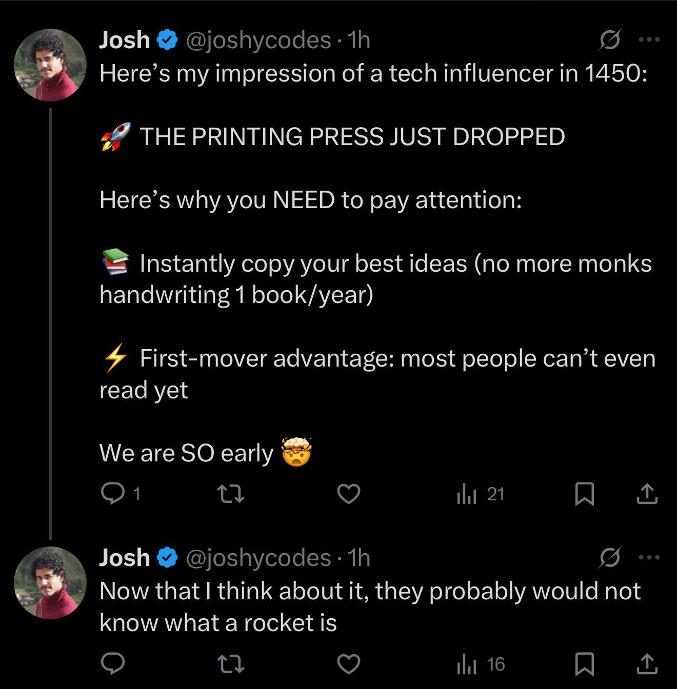 Medieval Tech Influencers Just Dropped