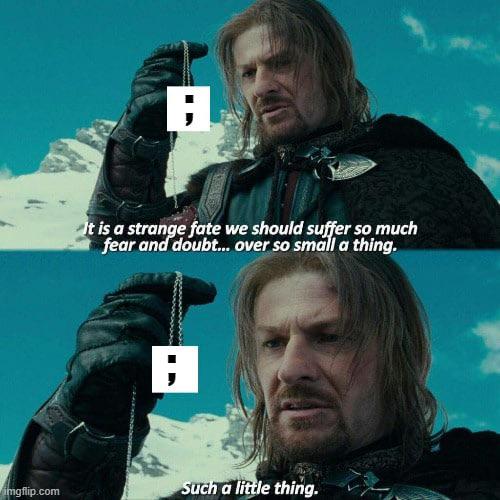 The Semicolon: Smallest Character, Biggest Drama