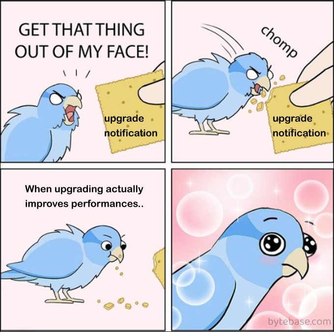 When Upgrading Actually Improves