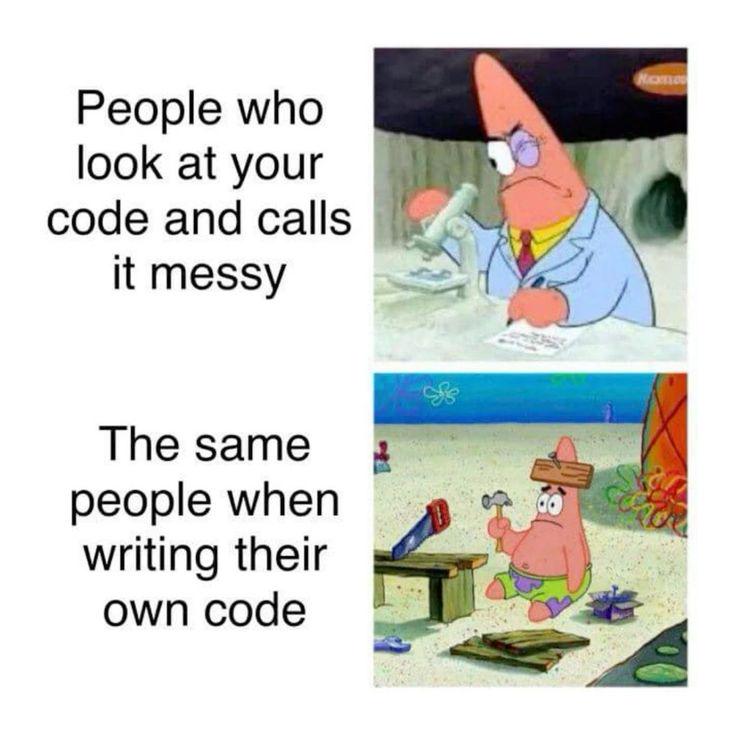 The Code Critic's Double Standard