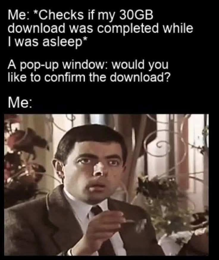 The Download Hostage Situation