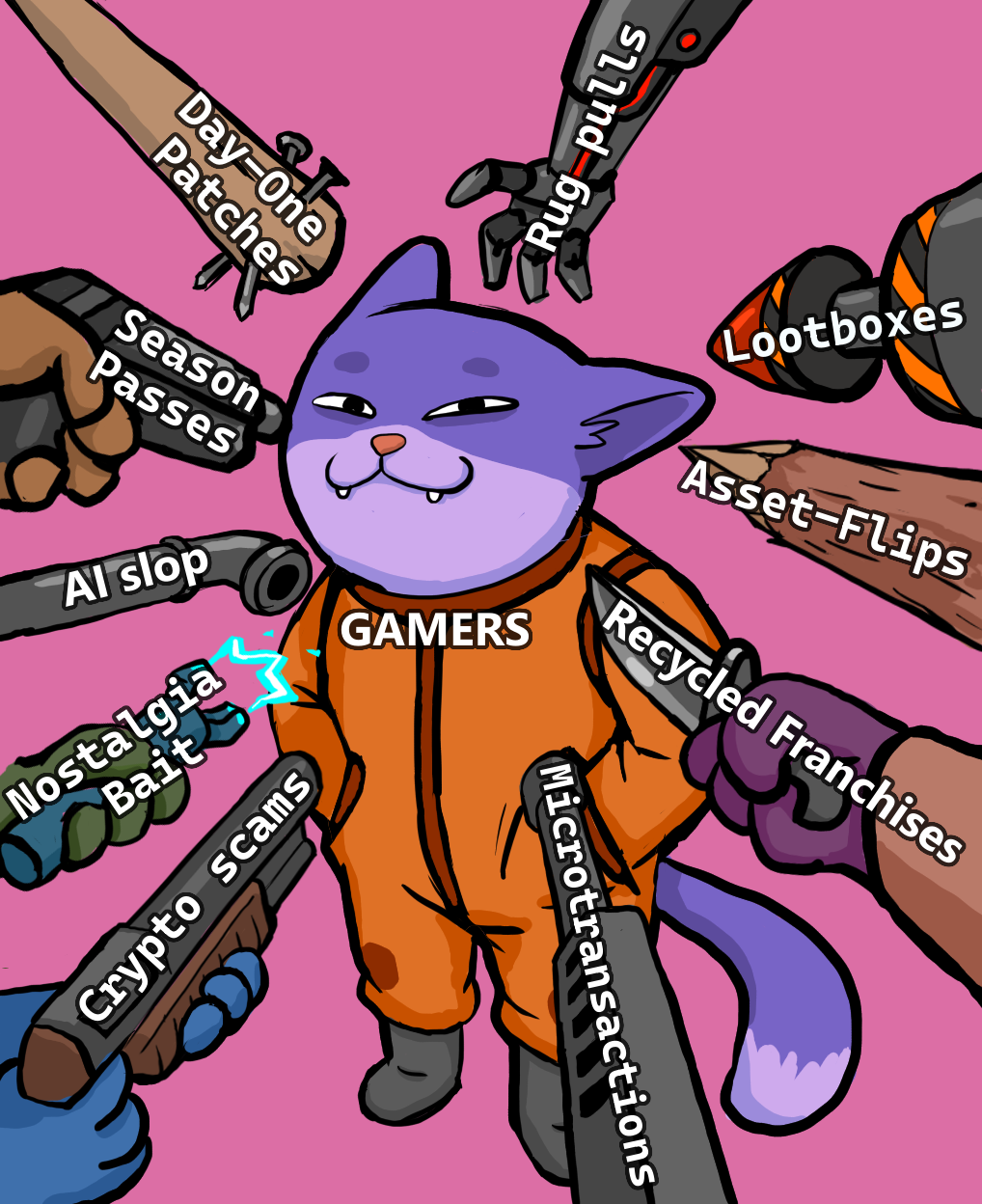 It's A Harsh Life Being A Gamer