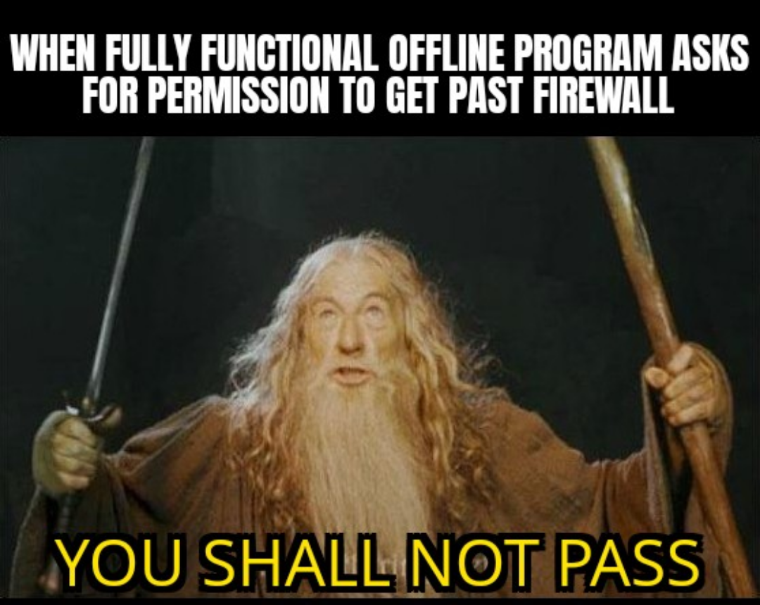 You Shan't Pass
