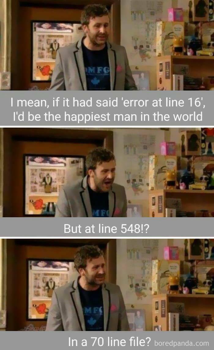Error At Line What Now?!