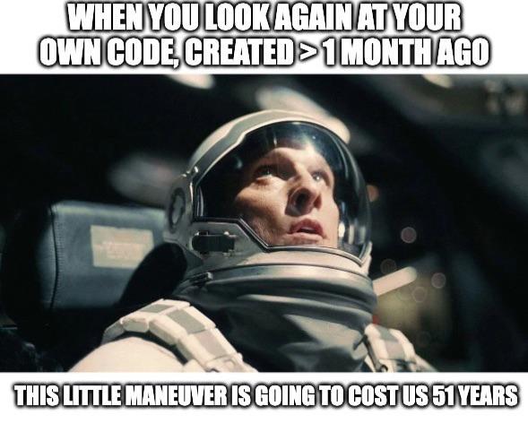 When You Look Again At Your Own Code