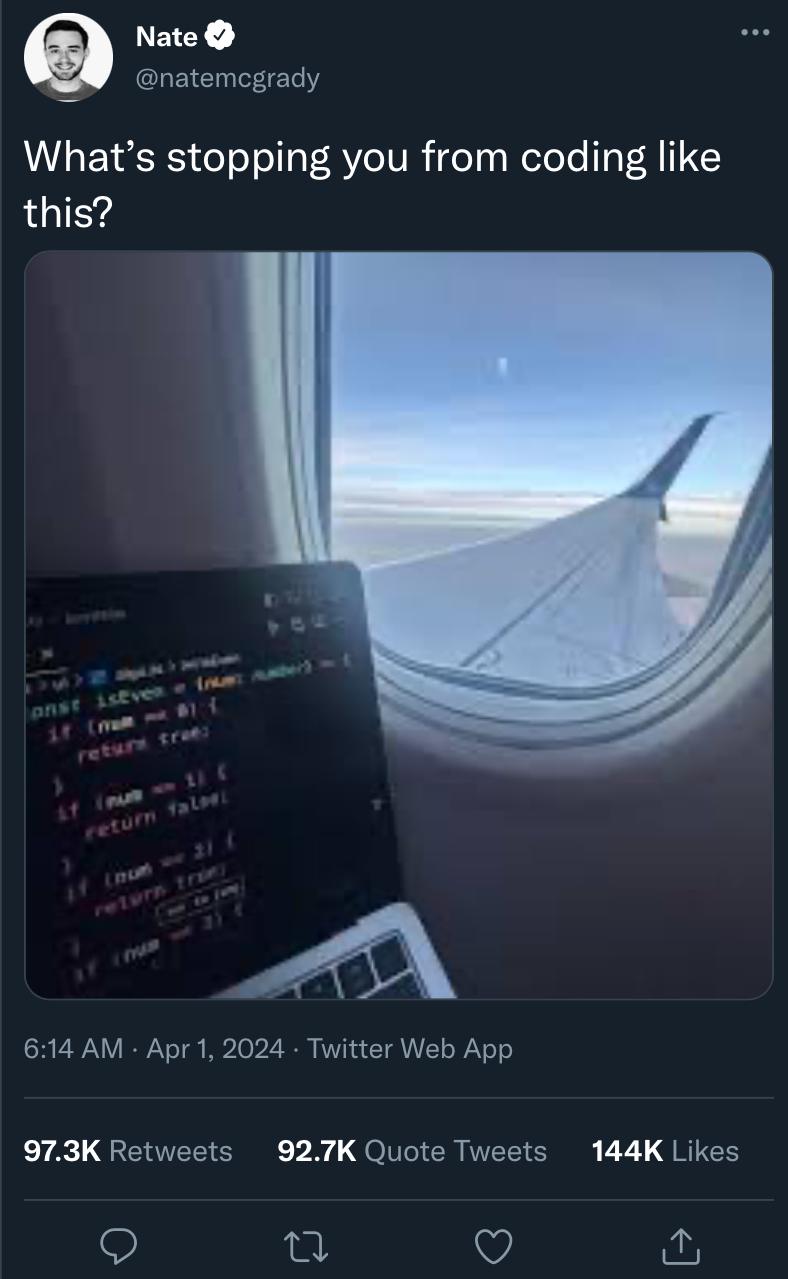 Code At 30,000 Feet
