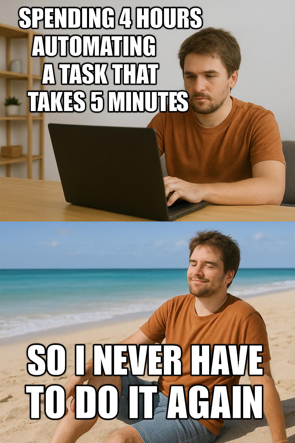 Automate Everything (Even When It Makes No Sense)