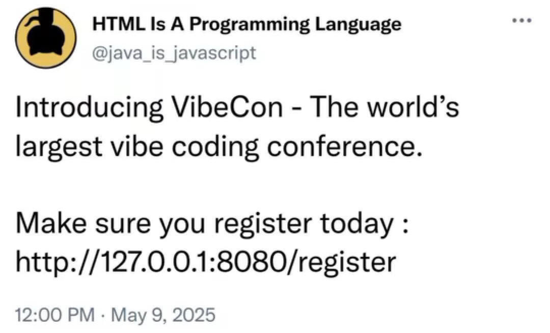 Vibebugger: The Conference That Never Leaves Home