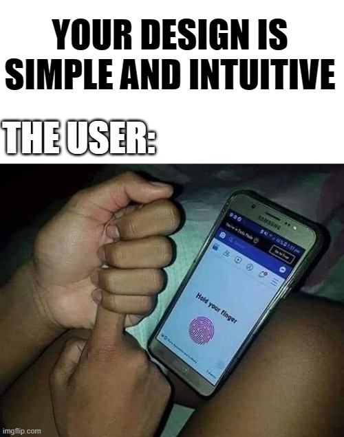 Your Design Is Simple And Intuitive