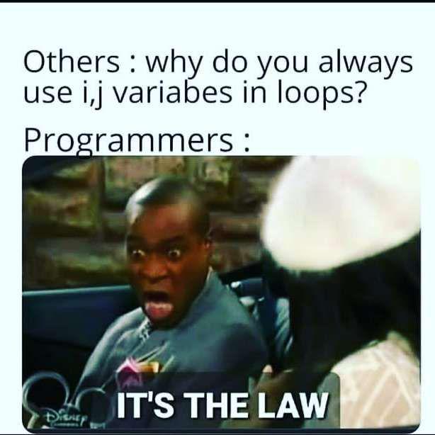 It's The Law For Coders!
