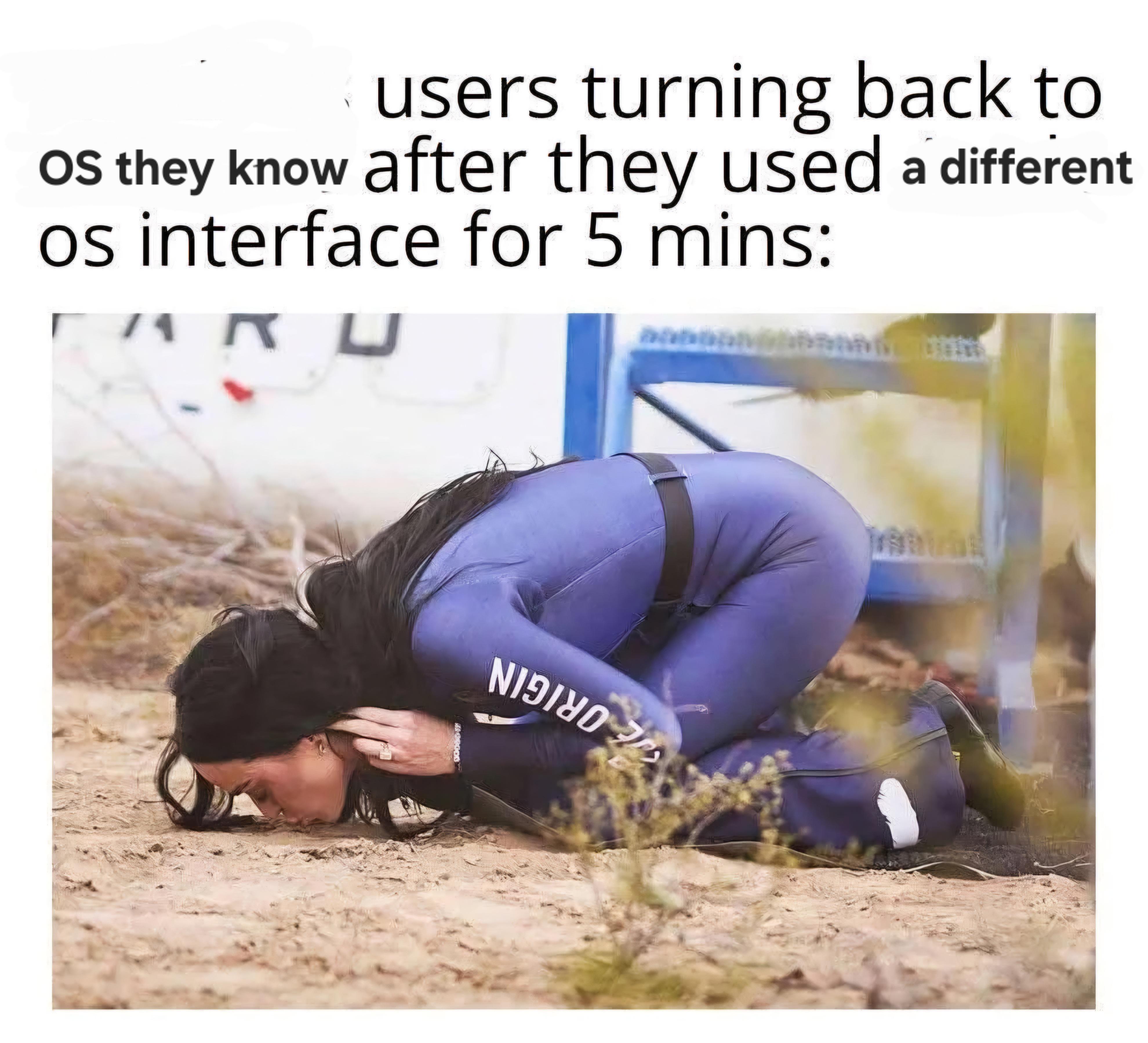 The OS Comfort Zone Collapse