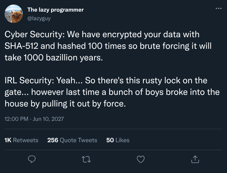 Digital Fort Knox vs. Rusty Gate Security