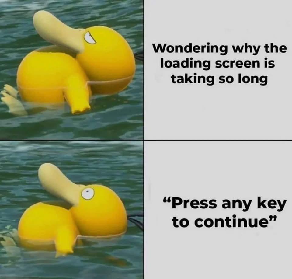 Press Any Key To Continue Your Existential Crisis