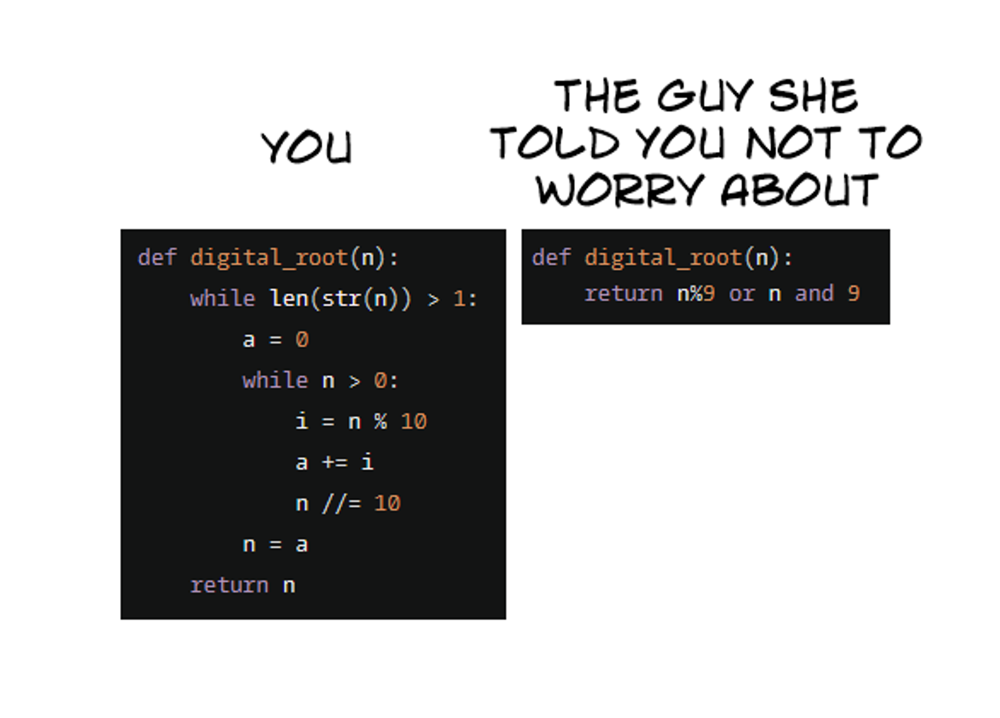 Sometimes I Just Can't Believe That These Solutions Work