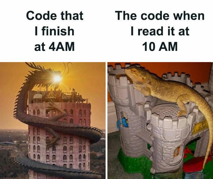 Never Do Early Morning Coding