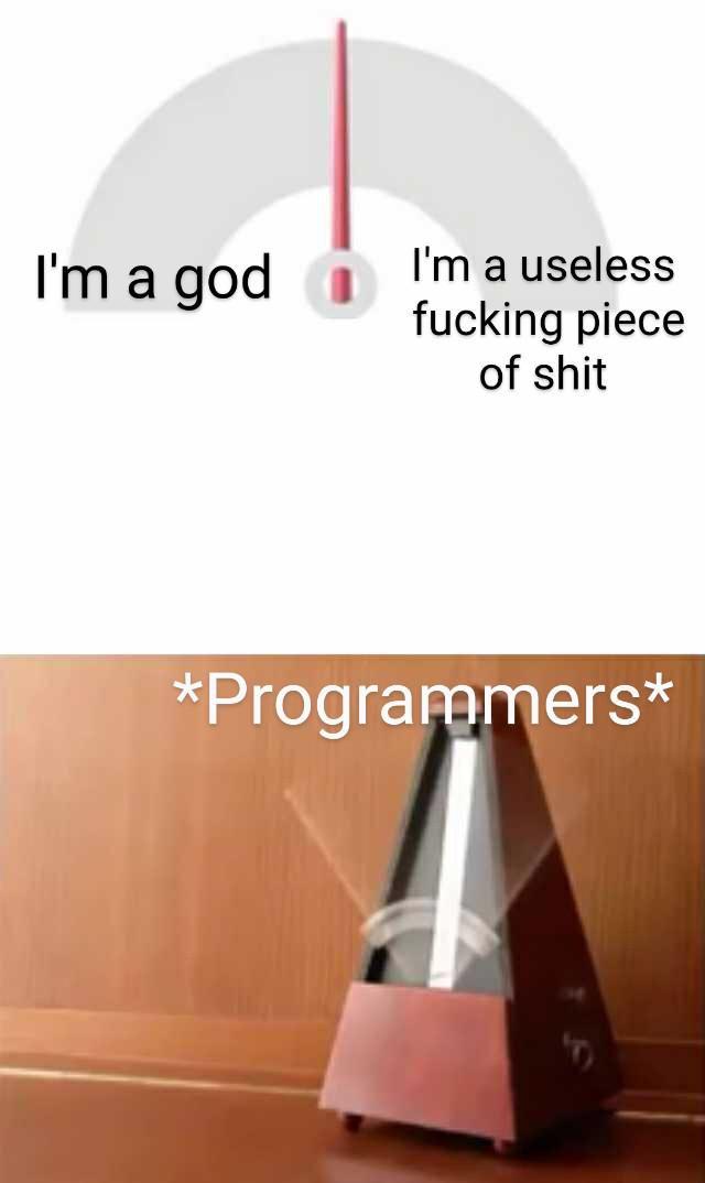 The Programmer's Emotional Pendulum