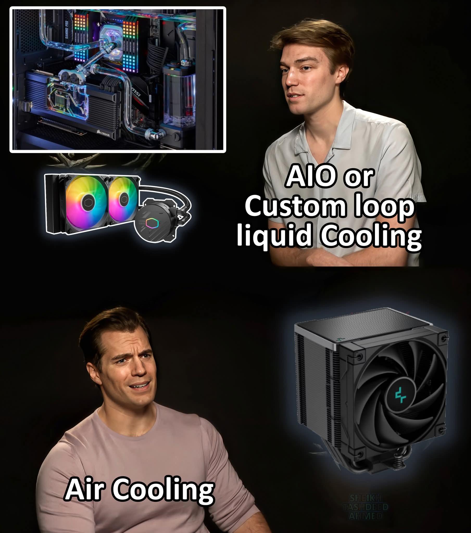 Chad Aircooler Vs Virgin AIO