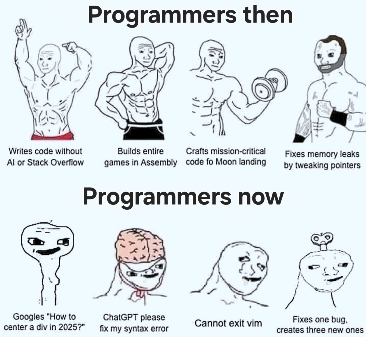 Programmers Then Vs. Now: The Great Devolution