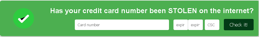 Has Your Credit Card Been Stolen? Let Me Help You With That!