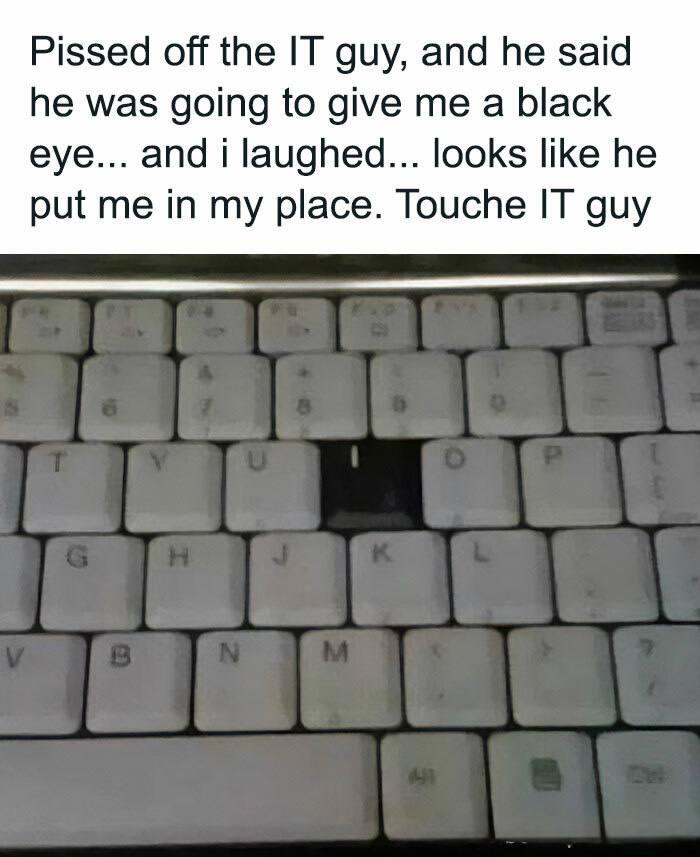 Revenge Of The IT Guy: A Key Removal