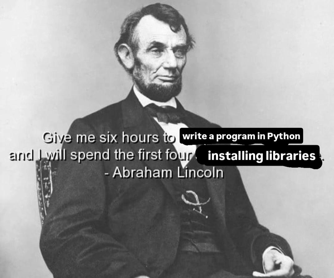 Python Programmers Be Like