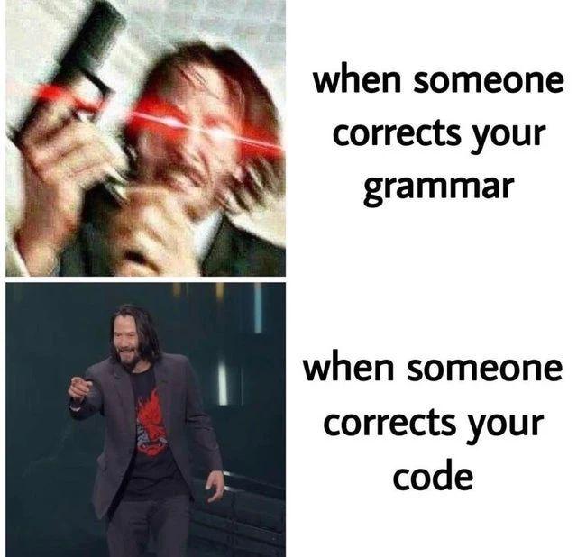 Grammar Pain vs Code Gain