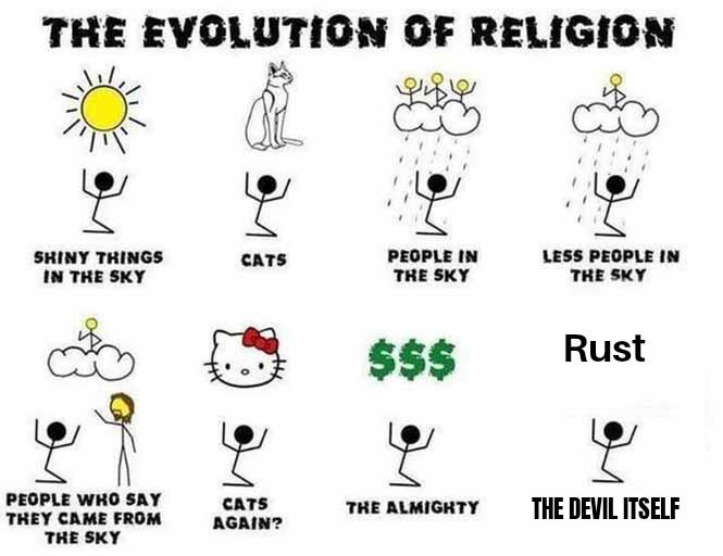 The Evolution Of Religion: Rust Edition