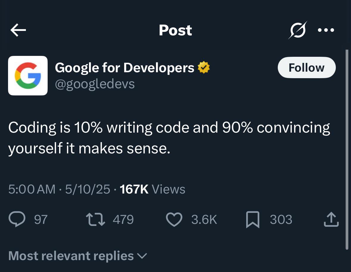 The 10/90 Rule Of Software Engineering