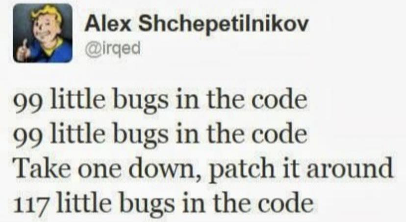 99 Little Bugs In The Code
