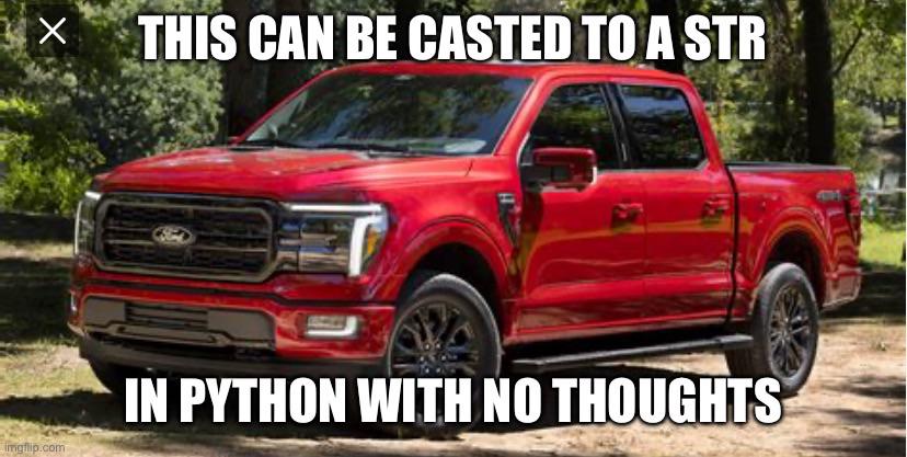 This Can Be Casted To A Str