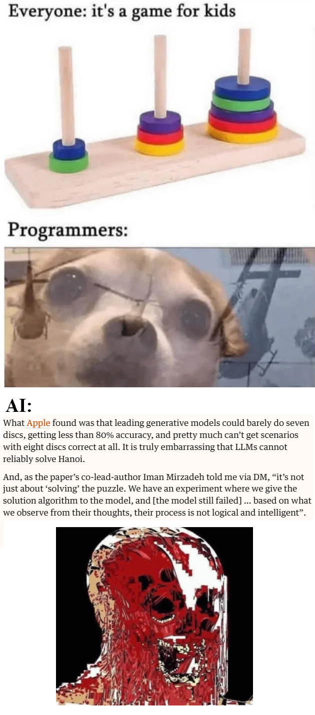 Tower Of Hanoi: Humbling Humans And AI Alike