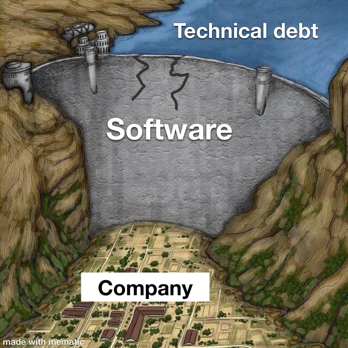 The Dam Of Technical Debt