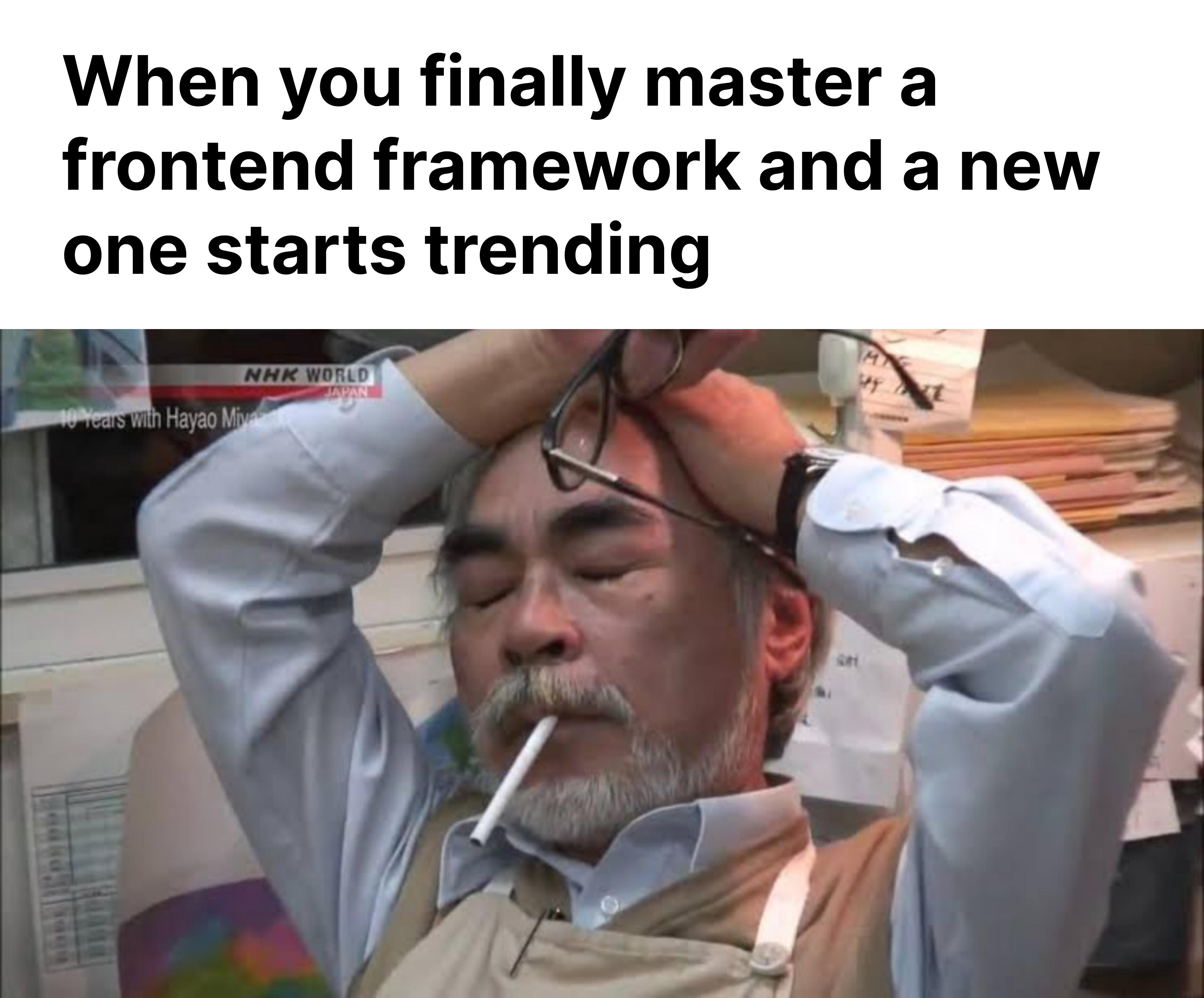 The Framework Treadmill Of Despair