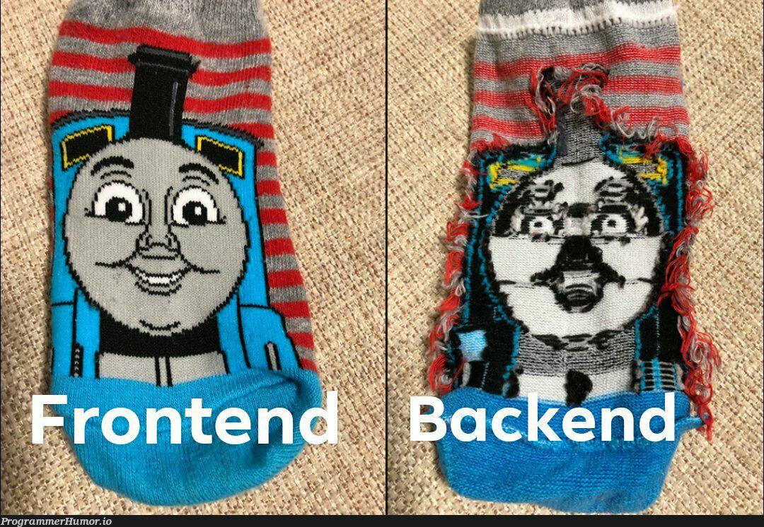 Frontend vs Backend: The Sock Edition