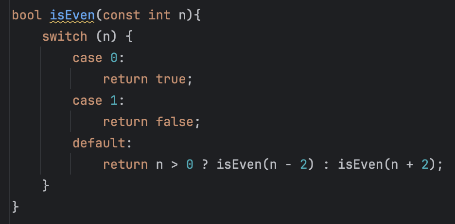 Recursive Even: When Simple Problems Deserve Complex Solutions
